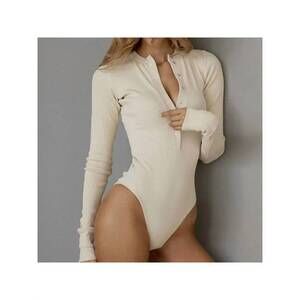 NEW LILY CLOTHING the briana bodysuit in apricot
